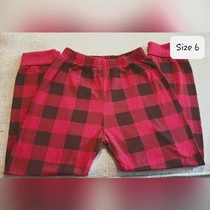 Boys Size 6 Christmas pajama pants